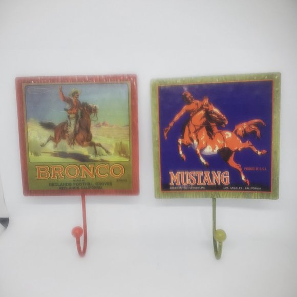 Coat/Hat Hook - 1940's Redlands Foothill Groves Print Ad - Metal Hook - Picture 8 of 8